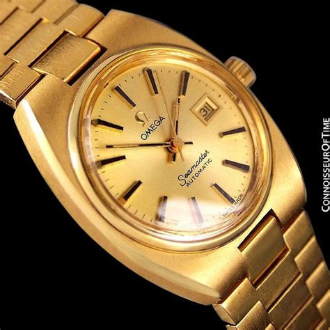 omega women's watch gold|omega seamaster 18k gold vintage.